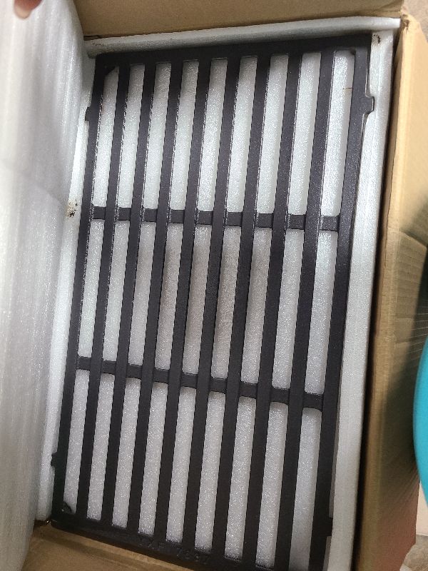 Photo 1 of 17.5 Inch 7637 Cooking Grates for Weber Spirit & Spirit II 200 Series Spirit E210 Spirit E220 Spirit S210 S220 with Front Control, Cast Iron Grates Replacement Parts for Weber Spirit 2 Burner E-210