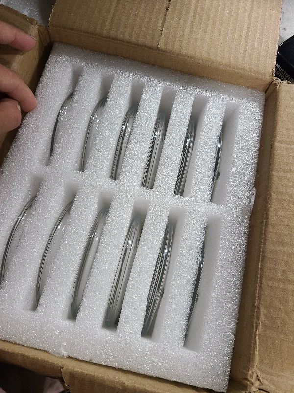 Photo 1 of 12 Pack Clear Transparent Candle Plate, Round Glass Candle Holder, Candle Holders for Pillar Glass 3"