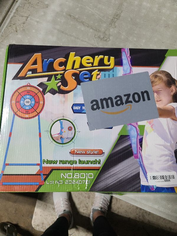 Photo 1 of 2 Pack Bow and Arrow Set for Kids, Light Up Archery Set with 14 Suction Cup Arrows, Outdoor Toys for Kids Ages 6-8 8-12, Birthday Gifts Ideas Toys for 4 5 6 7 8 9 10 Year Old Girls Boys