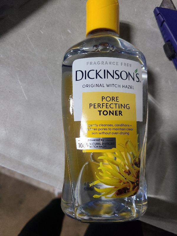 Photo 1 of Dickinson's Original Witch Hazel Pore Perfecting Toner, 100% Natural, 16 Ounce Fragrance free