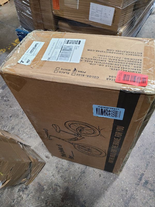 Photo 1 of 14 Inch Balance Bike for Kids 3-6 Year Old, Bike with No Pedals, Air Rubber Tires, Adjustable Height, Foot Rest, Pedalless Bicycle Boys, Girls (Pink)