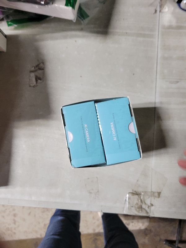 Photo 1 of 2K Cameras for Home Security, 2.4/5GHz Wi-Fi 6 Indoor Camera for Dog/Pet/Nanny/Baby with US Phone App, AI Text Recognition, Smart Search, Color Night Vision,2 Way Talk Mini Cam,Human Detection,2 Packs