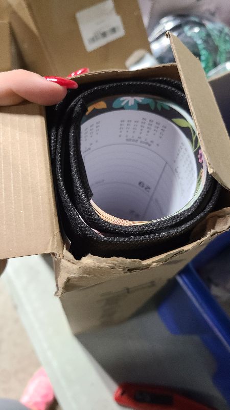 Photo 1 of 2026 Desk Calendar - Large Desk Calendar 2026, Jan. 2026 - Dec. 2026, 22" x 17", 12 Months, Corner Protectors - Black Floral