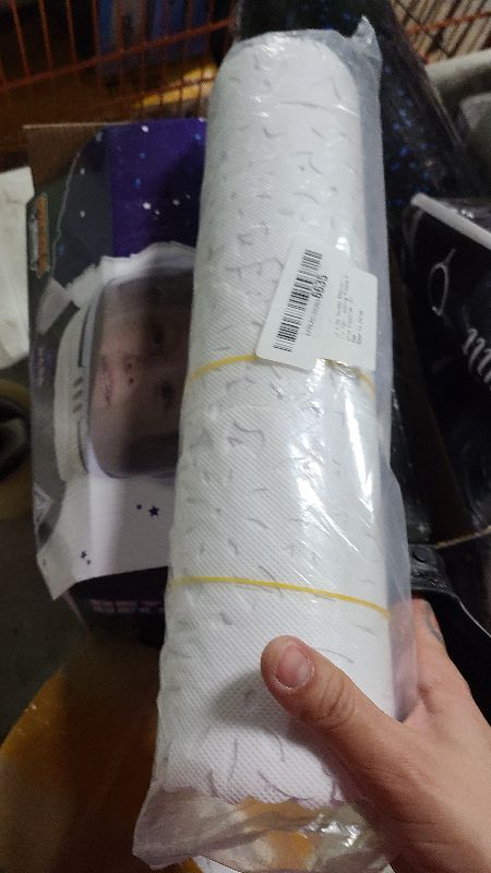 Photo 1 of 14 x 84 Inches Mexican Party Table Runner White Papel Picado Tablecloth Runner Fabric Table Decoration for Cinco De Mayo Mexican Wedding Fiesta Party Supplies (3)