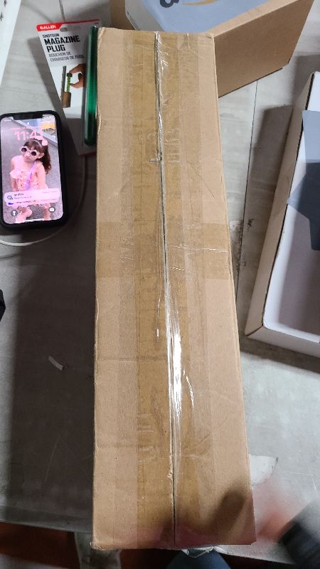 Photo 1 of 1 Inch Industrial Curtain Rods for Windows 48 to 84 Inches, Blackout Wrap Around Curtain Rod, for Indoor and Outdoor, Simple Design, 65 to 105 Inches, Black