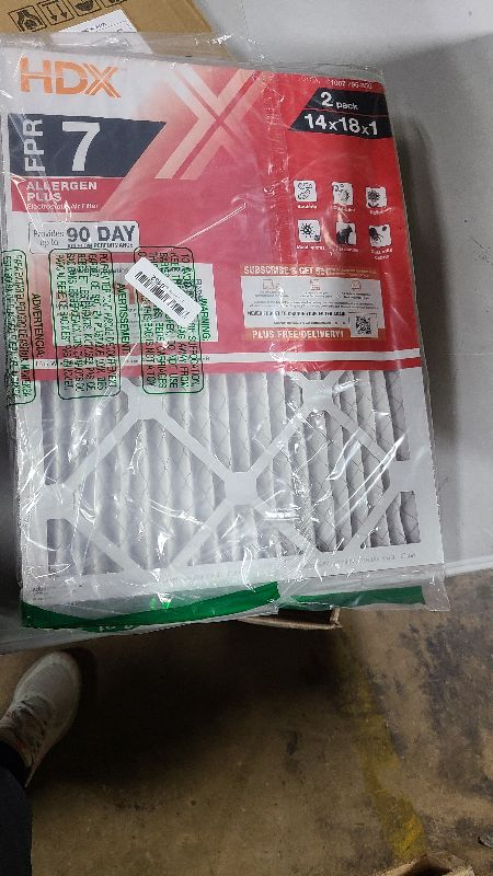 Photo 1 of 14 in. x 18 in. x 1 in Pleated Air Filter FPR-7, MERV-11 (2-Pack)