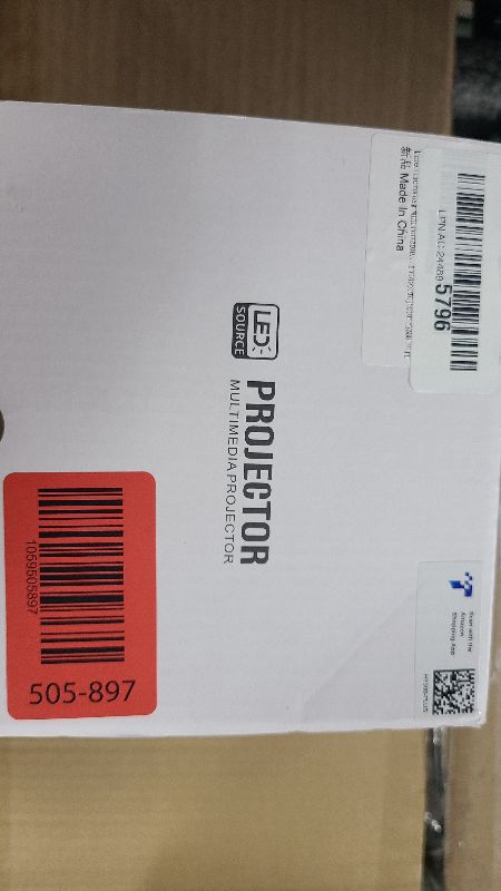 Photo 1 of ?Electric Focus?Mini Portable Projector with 4K Support, Bluetooth 5.4 WIFI6, 5watt Sound Base Speaker, 260 ANSI, Android 11, 210° Rotation , Auto Keystone Correction Video Projector HY300 PLUS