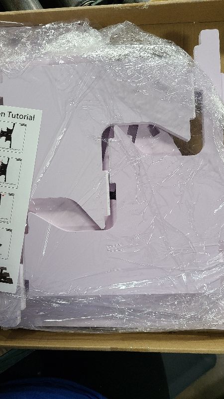 Photo 1 of 3 Tier Corner Retail Display Stand Portable Product Shelves, White Store Retail Display Stand, Cupcake Stand, Candle Tumbler Display Rack for Craft Shows, Trade Shows, Farmers Market