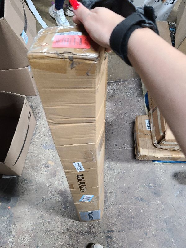 Photo 1 of 10FT Black Iron Railings for Indoor Stairs, Industrial Handrail Wall Mounted, 500lbs Load Capacity, Sturdy Stair Railing for Loft Porch Deck, 3 Sections