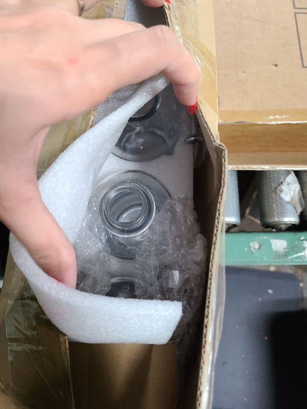 Photo 1 of ?16.9oz Coffee Syrup Dispensers 4Pack- Glass Syrup Dispenser Kit for Coffee Bar Accessories for Home Coffee Bar/Premium Labeled Barista Kit, Silver