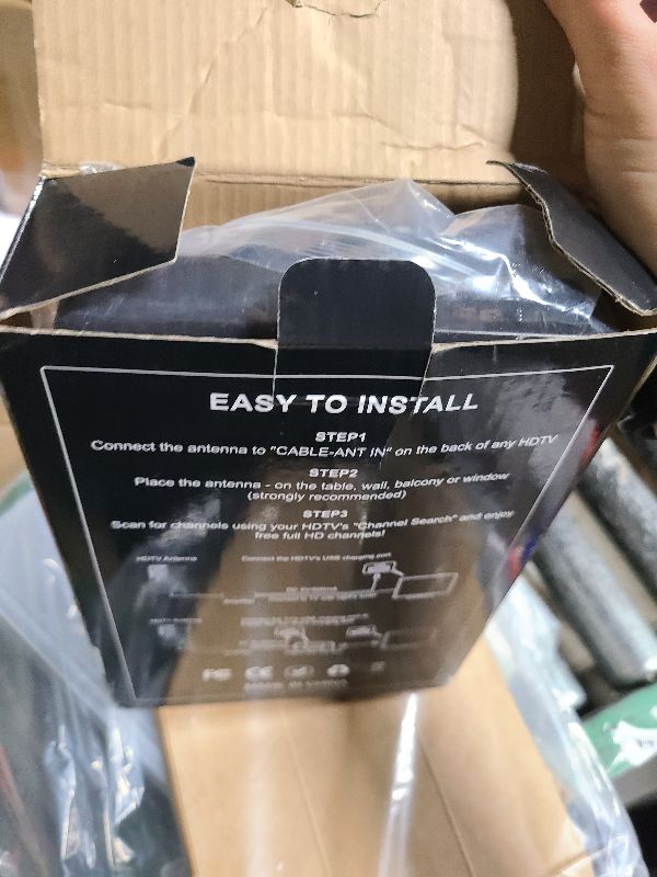 Photo 1 of 2024 Release TV Antenna for Smart TV, Long Range Digital TV Antenna Indoor Ourdoor with Amplifier Signal Booster - Support 360° Reception 4K 1080p HD for All Smart/Old TVs