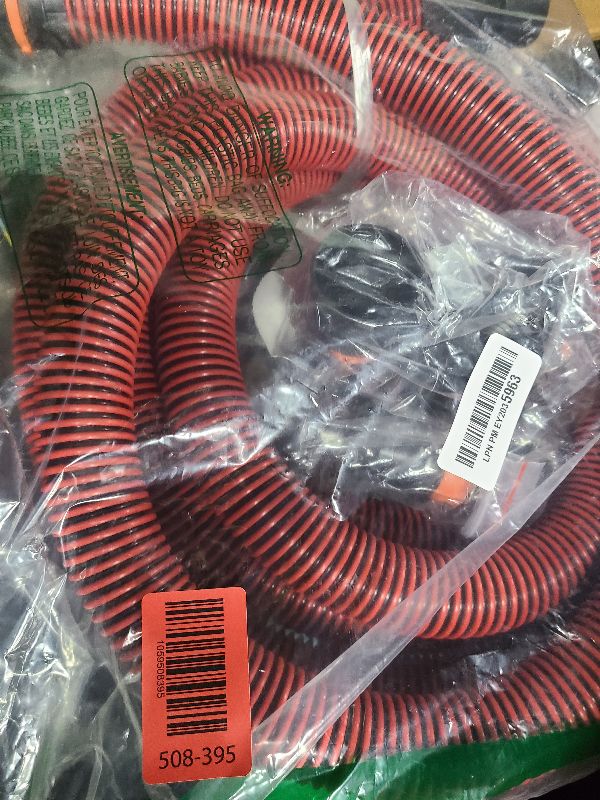 Photo 1 of 16FT Shop Vac Hose, Dust Collection Hose Kit for Home&Shop Vacuums System with 6 Adapters for Woodworking Power Tool & Sander, Compatible with festool/dewalt/bosch/ryobi/makita, etc Most Multi-Brands