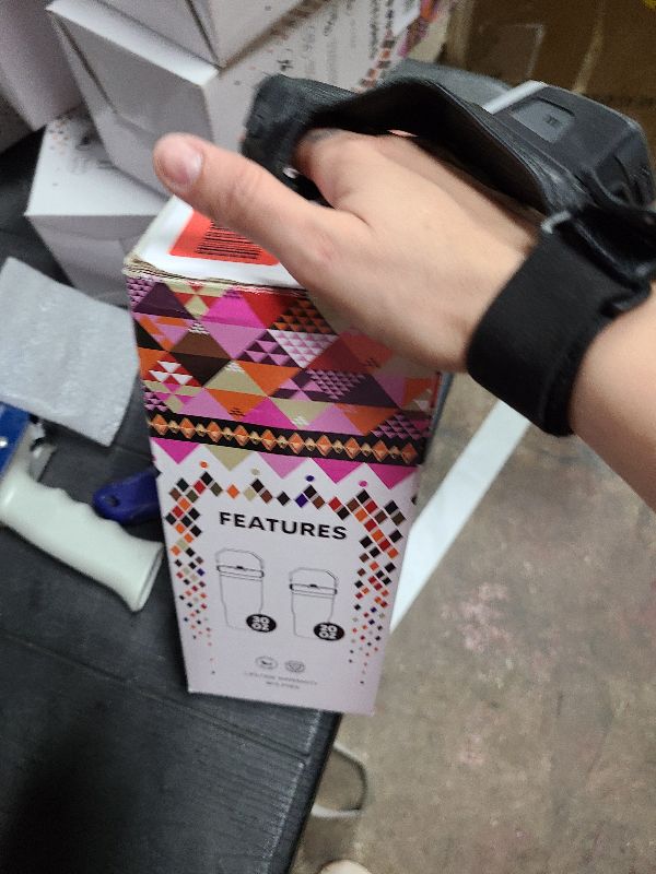 Photo 1 of  30oz Stainless Steel Insulated Tumbler with Straw & Foldable Handle - Leakproof, Double-Wall Vacuum Travel Thermos for Hot/Cold Drinks, Non-Slip Base, Fit Cup Holders