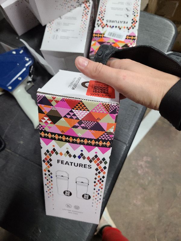 Photo 1 of  30oz Stainless Steel Insulated Tumbler with Straw & Foldable Handle - Leakproof, Double-Wall Vacuum Travel Thermos for Hot/Cold Drinks, Non-Slip Base, Fit Cup Holders