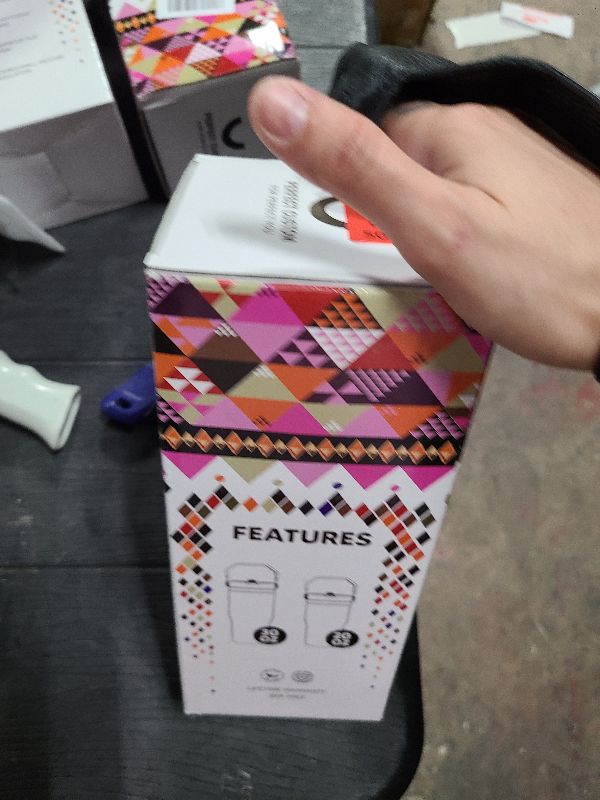 Photo 1 of  30oz Stainless Steel Insulated Tumbler with Straw & Foldable Handle - Leakproof, Double-Wall Vacuum Travel Thermos for Hot/Cold Drinks, Non-Slip Base, Fit Cup Holders