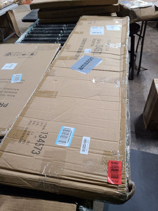 Photo 1 of 18.25"L x 25.5"W x 55"H Metal Scroll Extra Large Free Standing Adjustable Display Stand Easel with Chain Support, Heavy Duty Easel for Sign, Wedding, Picture Frame, Mirror, Gold (No Assembly Required)