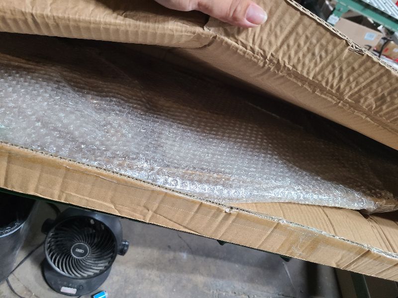 Photo 1 of 18.25"L x 25.5"W x 55"H Metal Scroll Extra Large Free Standing Adjustable Display Stand Easel with Chain Support, Heavy Duty Easel for Sign, Wedding, Picture Frame, Mirror, Gold (No Assembly Required)