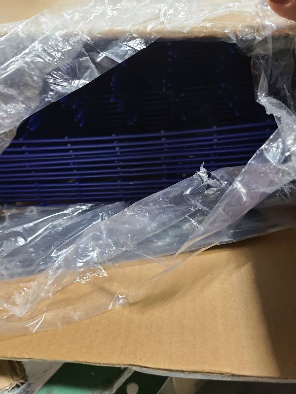 Photo 1 of 25 Panels Animal Barrier, 1.52in Spike Spacing No Dig Fence 27ft(L) x 17in(H) Rustproof Metal Defense Fence Border, Dog & Rabbit Blocker for Outdoor Yard, with Cable Ties and Cutting Plier