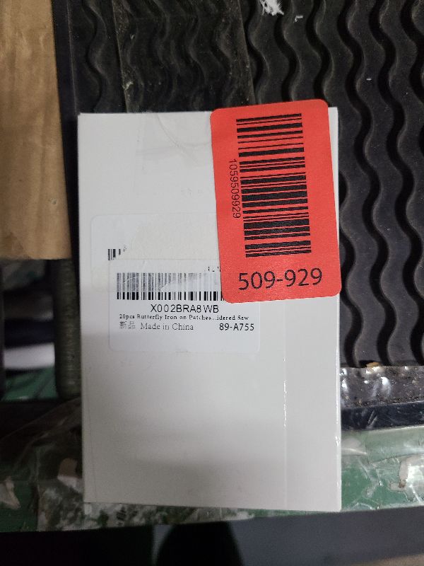 Photo 1 of 20pcs Butterfly Iron on Patches, 2 Size Embroidered Sew Applique Repair Patch