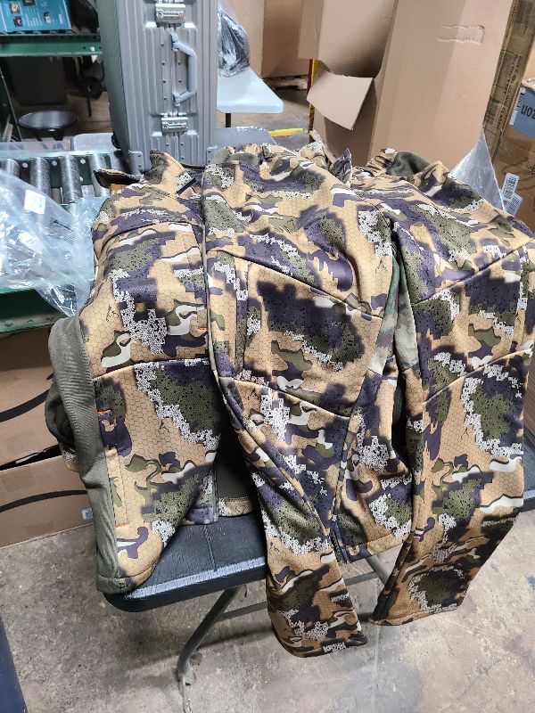 Photo 1 of  Hunting Clothes for Men with Fleece Lining: Camo Hunting Suit, Safety Strap Compatible Water Resistant Silent Hunting Jacket and Pants