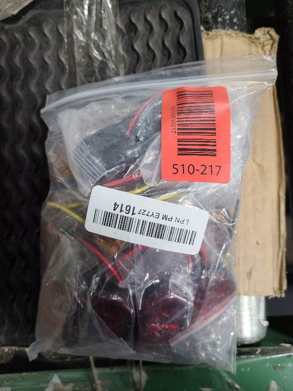 Photo 1 of 20 PCS 2.5 inch LED Trailer Lights Kit with Screws, Front Rear Side Marker Clearance Indicators Light Lamp, Amber + Red Dc12-24V Waterproof Universal Accessories for Rv Camper Truck Van Caravan Boat