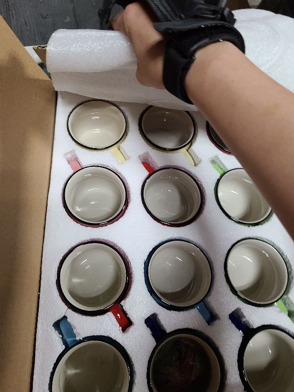 Photo 1 of 12Pcs Christmas Coffee Mugs 12 oz Ceramic Mug Gift Holiday Hot Cocoa Ceramic Christmas Coffee Mugs Stackable Holiday Chocolate Mugs as Christmas Gifts for Family, Friends and Colleagues
