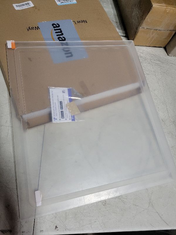 Photo 1 of 18x15 Inch Clear Cutting Board with Juice Groove, Acrylic Cutting Board with Counter Lip, Non Slip Cutting Boards for Kitchen Counter Decor, Pastry Mat, Birthday Gifts for Women