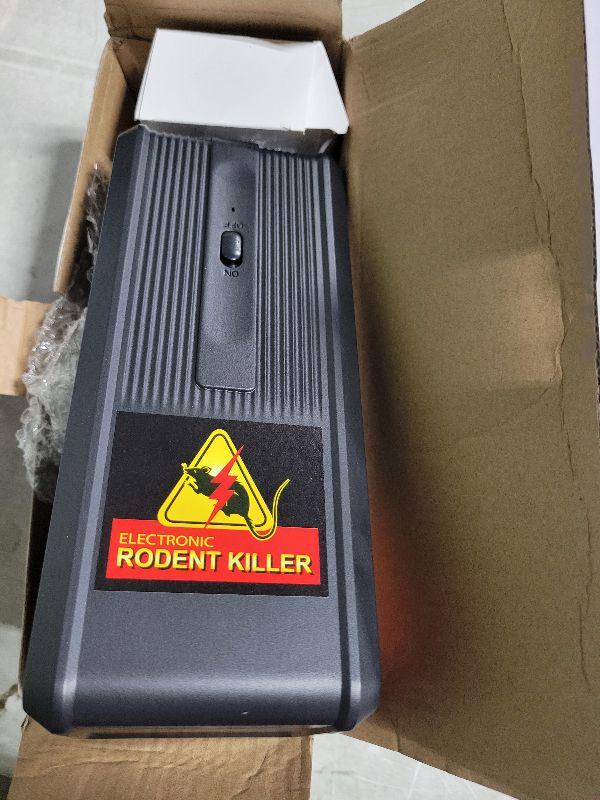 Photo 1 of 2025 Electric Mouse Trap Zapper Powerful Rat Traps Indoor for Home,Reusable Electric Rat Traps Outdoor Rodent Zapper Mice Trap Electronic Shock Killer for Attic Warehouse Kitchen Garage,No-Touch,Black