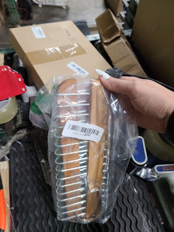 Photo 1 of 2 Pcs Tank Top Hanger,Tie Racks for Closet, Wooden Hangers with 8 Hooks Space Saving, Closet Organizers and Storage for Bras Camis Belts Ties