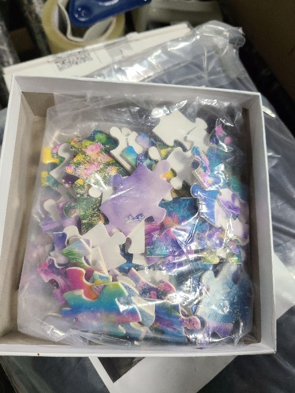 Photo 1 of 100 Piece Puzzles for Kids Ages 4-6 6-8 Unicorn Rainbow Jigsaw Puzzles Kids Puzzles Ages 5-8 100 Piece Puzzle for Adults Kids Learning Educational Toys Gifts for Girls Boys