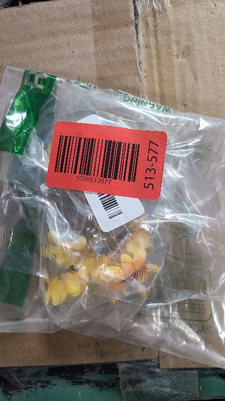 Photo 1 of 10 Pieces Flower Hair Pins Hair Fork Clips for Women Girls, Bridal Bridesmaids Ponytail Hair Accessories Floral Hairpins Headpieces for Hawaiian Party Wedding Beach Festival (Yellow)