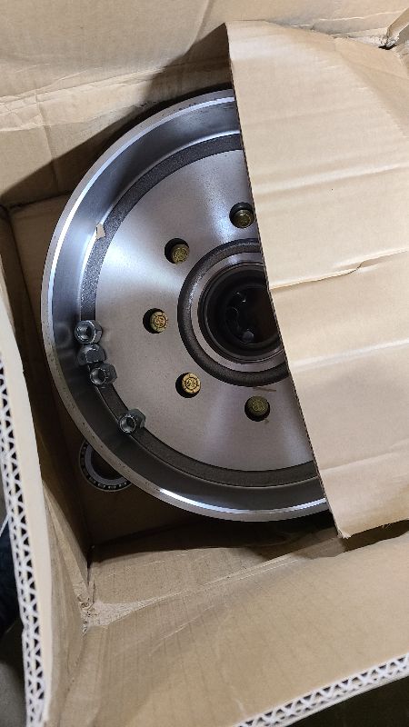 Photo 1 of 12"x 2" Trailer Brake Drum Kit 8 on 6.5" Replacement for 7000LBS Axle Hub Heavy Duty 8 Bolt Trailer Brake Hub Drum Assembly with 1/2"-20 Stud 25580, 14125A Drums 008-219-04-22004K