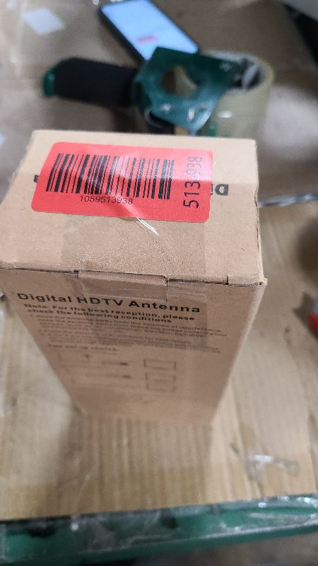 Photo 1 of 2025 TV Antenna for Local Channels,Long Range TV Antenna Indoor/Outdoor, HD Antenna for Smart TV with 16.5ft Cable Supports 4K 8K 1080p