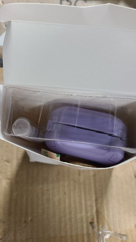 Photo 1 of [Upgrade Secure Lock] for Beats Powerbeats Pro 2 Case Cover, LDSXAY Carbon Fiber Shockproof Protective Cover for Powerbeats Pro 2 2025 with Cleaner Kit & Carabiner (Purple)