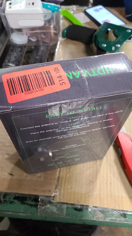 Photo 1 of 2025 TV Antenna Indoor Antenna for Smart TV Long Range Reception HD Digital Antenna Outdoor with Amplifier Signal Booster for Local Channels Supports 4K 1080p