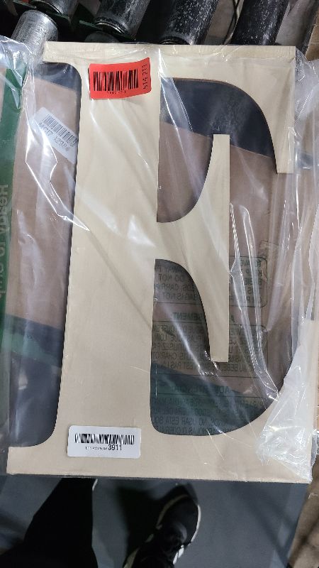 Photo 1 of 17 Inch Large Wooden Letters, Paintable Large Wood Letter for Crafts, Unfinished Blank Wood Alphabet Letter for Birthday, Parties, Wedding, Christmas Home Decoration(Letter E)