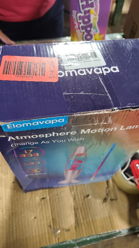 Photo 1 of 17 Color Changing LED Liquid Motion Lamp: 16 inches Night Lights with Remote Control, Home Decoration Mood Lighting, Christmas Gifts Table Lamp for Adults and Kids Bedroom,White Wax