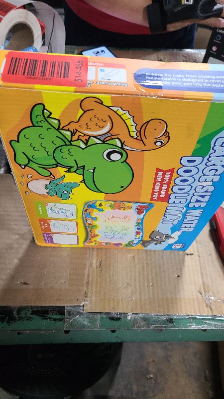 Photo 1 of 2025 Trending 1-4 Year Old Toddlers Painting Toy Water Doodle Mat for Girls and Boys Dinosaur Coloring Pad for Kids Age 1 2 3 4 Magic Drawing Board Educational Christmas Birthday Gifts for Education