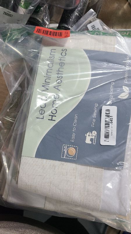 Photo 1 of 100% Blackout Shield Linen Blackout Curtains for Bedroom 84 Inches Long, Back Tab/Rod Pocket Living Room Drapes, Thermal Insulated Blackout Curtains 2 Panels Set, 50" W x 84" L, Oatmeal