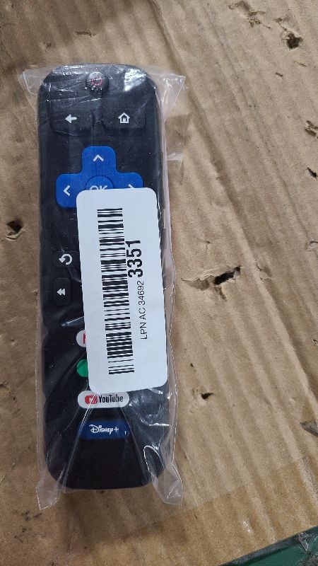 Photo 1 of (Pack of 2) Replacement Remote Control Only for Roku TV, Compatible for TCL Roku/Hisense Roku/Onn Roku/Sharp Roku/Element Roku/Westinghouse Roku/Philips Roku Smart TVs (Not for Roku Stick and Box)
