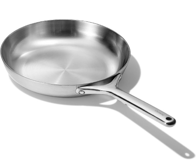 Photo 1 of 
Caraway Stainless Steel Fry Pan (2.7 qt, 10.5") - 5-Ply Stainless Steel Pan - Oven Safe & Stovetop Agnostic - Non Toxic, PTFE & PFOA Free