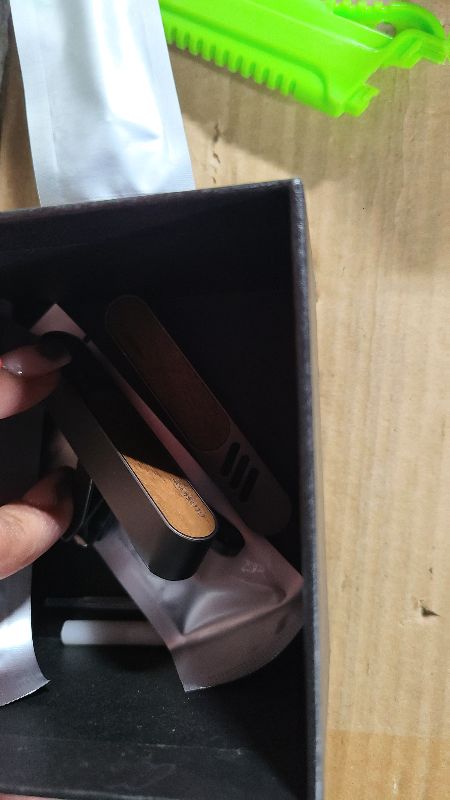 Photo 1 of 2 Packs Car Air Freshener Diffuser, Essential Oil Diffusers Vent Clip, Perfume Diffuser with 6 Refill Unscent Fiber Sticks, Premium Car Accessories, Metal & Wood design, Custom Scent, Gift For Men