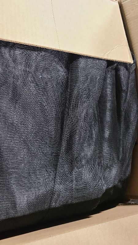 Photo 1 of 10x10 Mosquito Netting for Patio Camping Gazebo/Pop Up Canopy Tent,Double Door Side Screen Easy Installation Black?Only Mosquito Net No Frame? (Embedded 10x10)