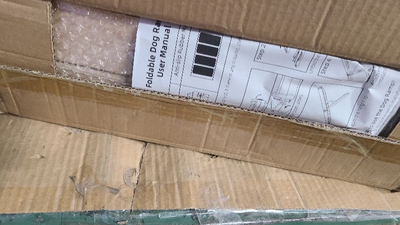 Photo 1 of 2025 Upgraded Dog Ramp for Couch, Foldable Small Dog Ramp for Low Bed, 4 Adjustable Height from 13'' to 21", Portable Stable Pet Steps with Non-Slip Pad, Pet Ramps Use for Sofa Couch Stairs