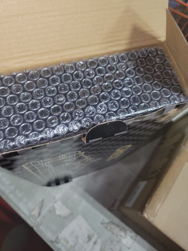 Photo 1 of 15" Large Chess Set for Adults with Weighted Acrylic Chess Pieces 3.5" King & Portable Folding Marbling Wooden Chess Board Travel Chess Sets Family Board Game Gift – Elegant Classic Chess Game