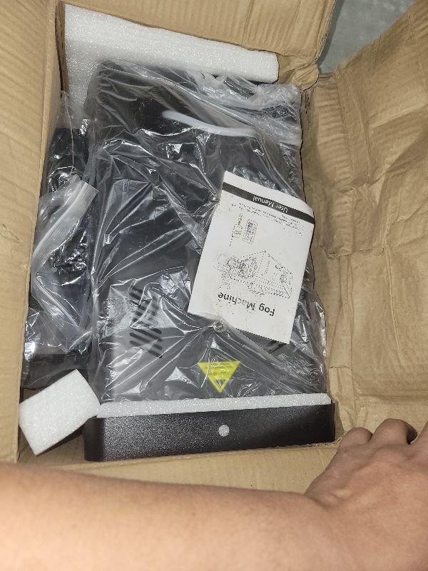 Photo 1 of 1200W Fog Machine Halloween Outdoor with 18 LED Lights 6000CFM Smoke Machine Fog Indoor with Remote for Wedding Party DJ Disco Stage