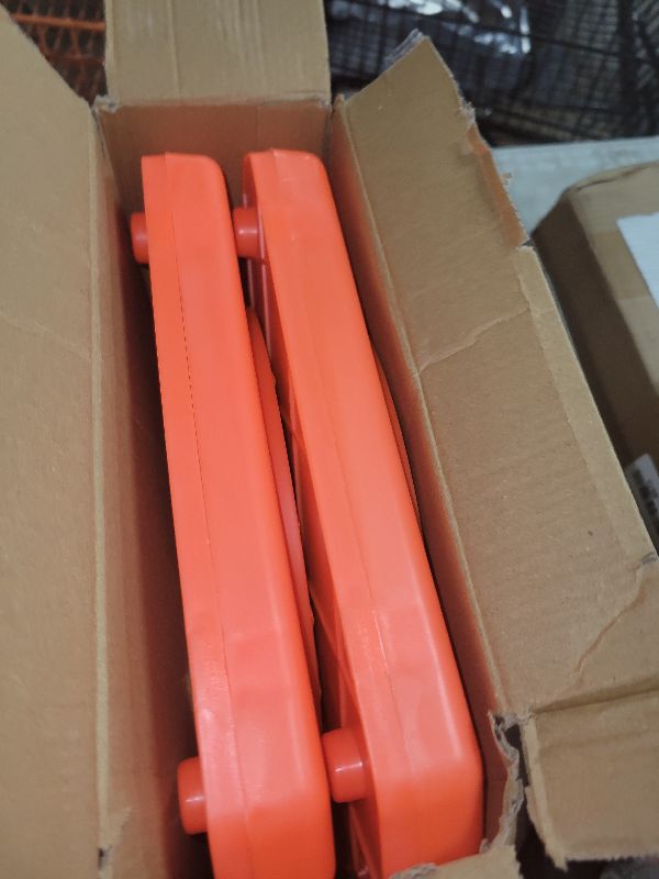 Photo 1 of [2 Pack]28 Inch Collapsible Traffic Safety Cones - Parking Cones with Reflective Collars, Orange Safety Cones for Parking lot, Driveway, Driving Training etc