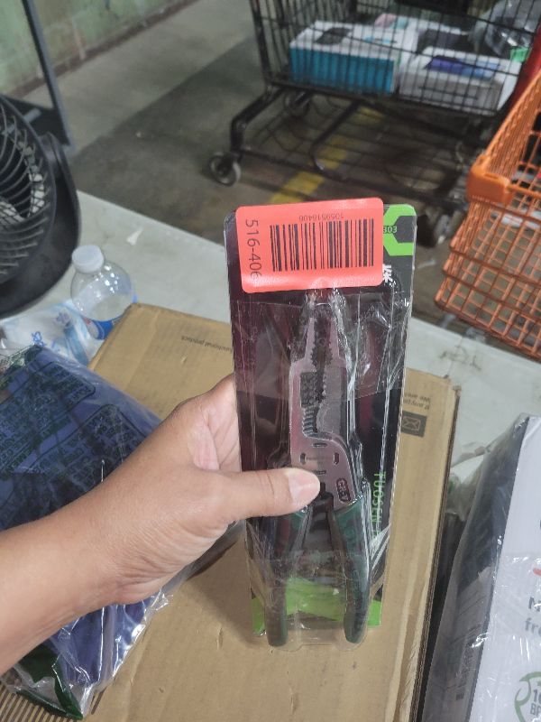 Photo 1 of 10-in-1 Wire Stripper Tool, Heavy Duty CR-V Multifunctional Cable Cutters, Professional Electrical Tool Stripper Crimper for Copper Aluminum Steel Wires