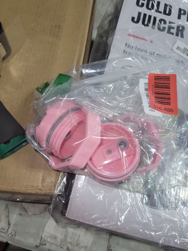 Photo 1 of 2 PCS Replacement Lid for Stanley IceFlow Flip Straw 2.0, Compatible with Stanley 24/16 oz, 2 PCS Spill Proof Lid Accessories Fit, BPA-Free (Pink)