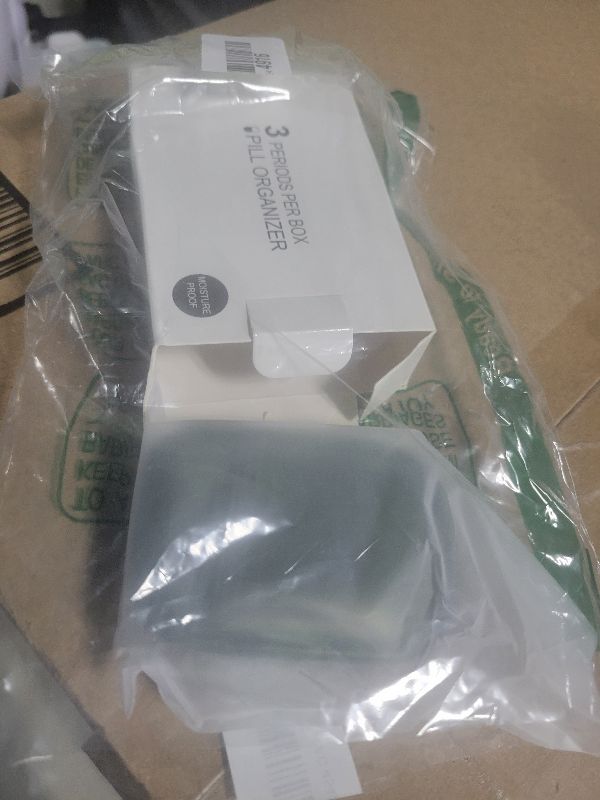 Photo 1 of 2 Pack 3 Compartment Small Pill Box, Moisture Proof Case, Travel Organizer for Pocket Purse, Daily Portable Medicine Vitamin Container, Fish Oil and Supplement Storage